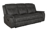Coaster Lawrence Upholstered Tufted Back Motion Sofa Model 603504